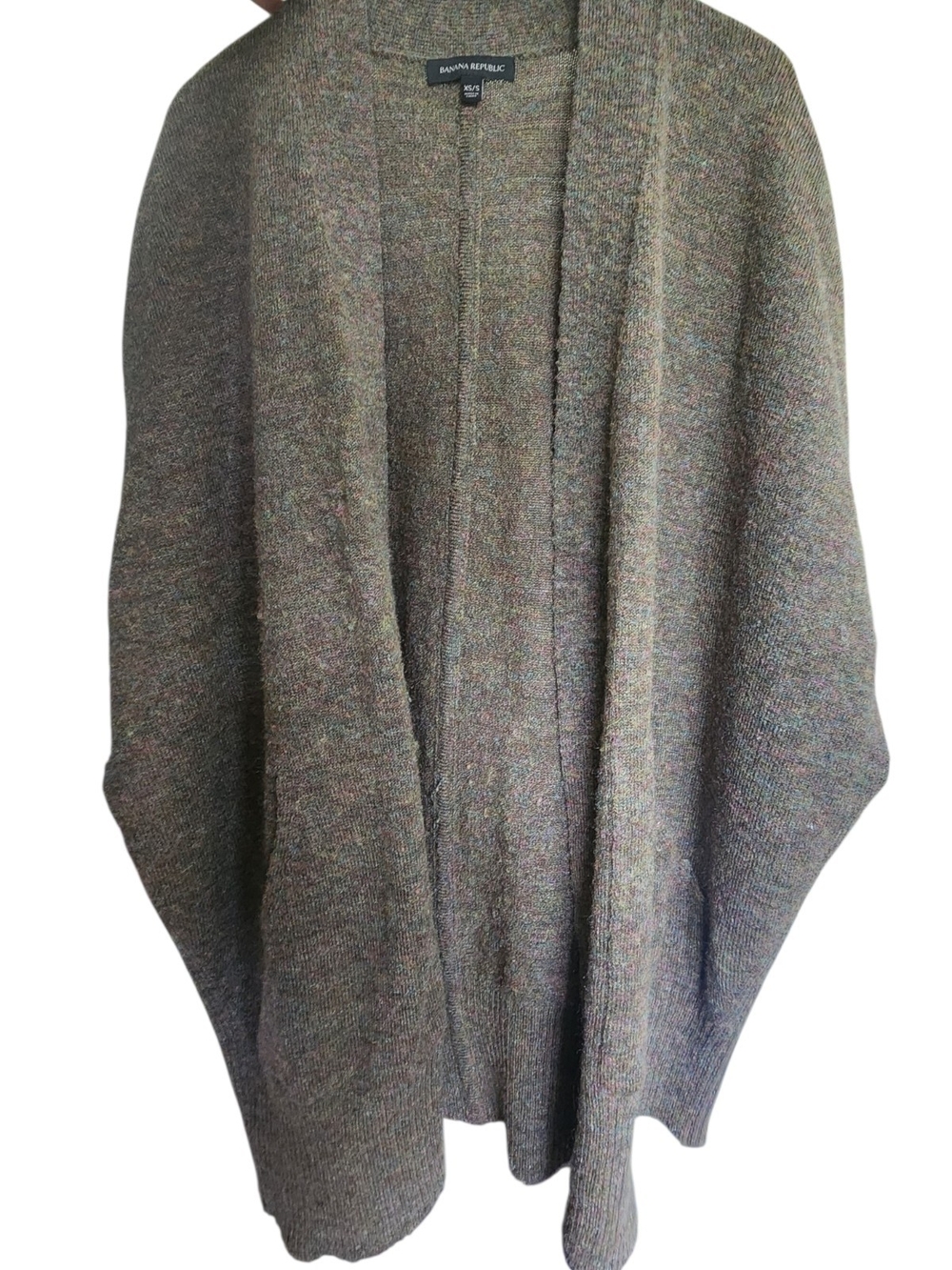Banana Republic Oversized Shawl Cardigan - Heathered Olive Super Cozy Boho